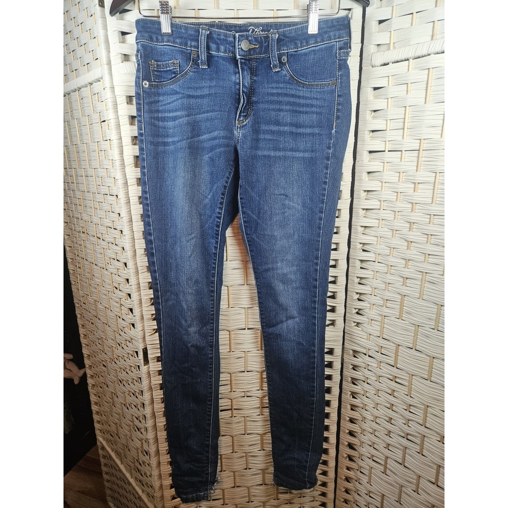 Universal Thread Womens Mid Rise Jeggings Size 4/27L Blue Denim Casual Preppy